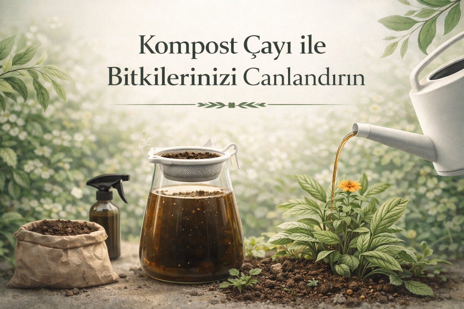 Kompost Çayı ile Bitkilerinizi Canlandırın