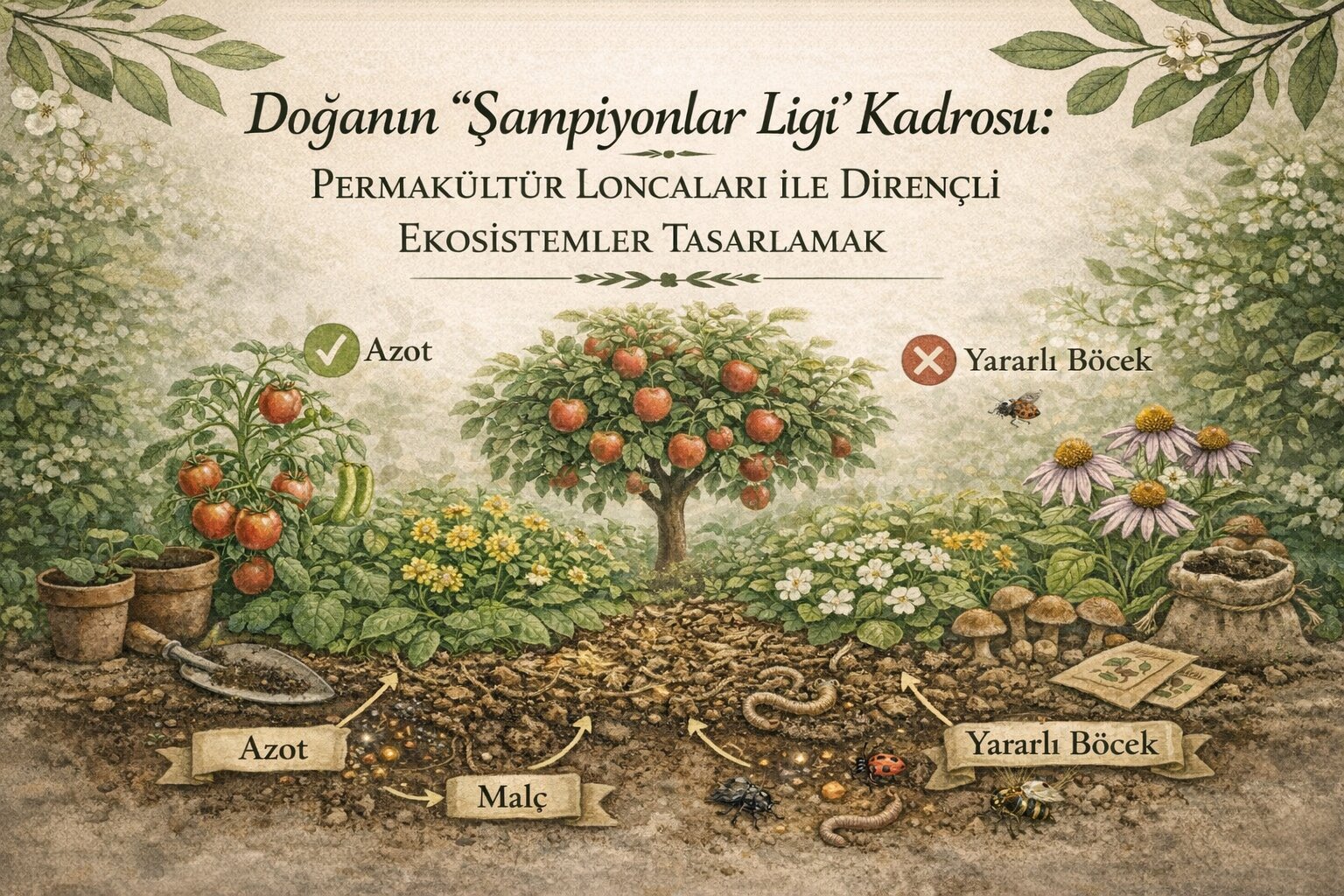 Doğanın "Şampiyonlar Ligi" Kadrosu: Permakültür Loncaları ile Dirençli Ekosistemler Tasarlamak